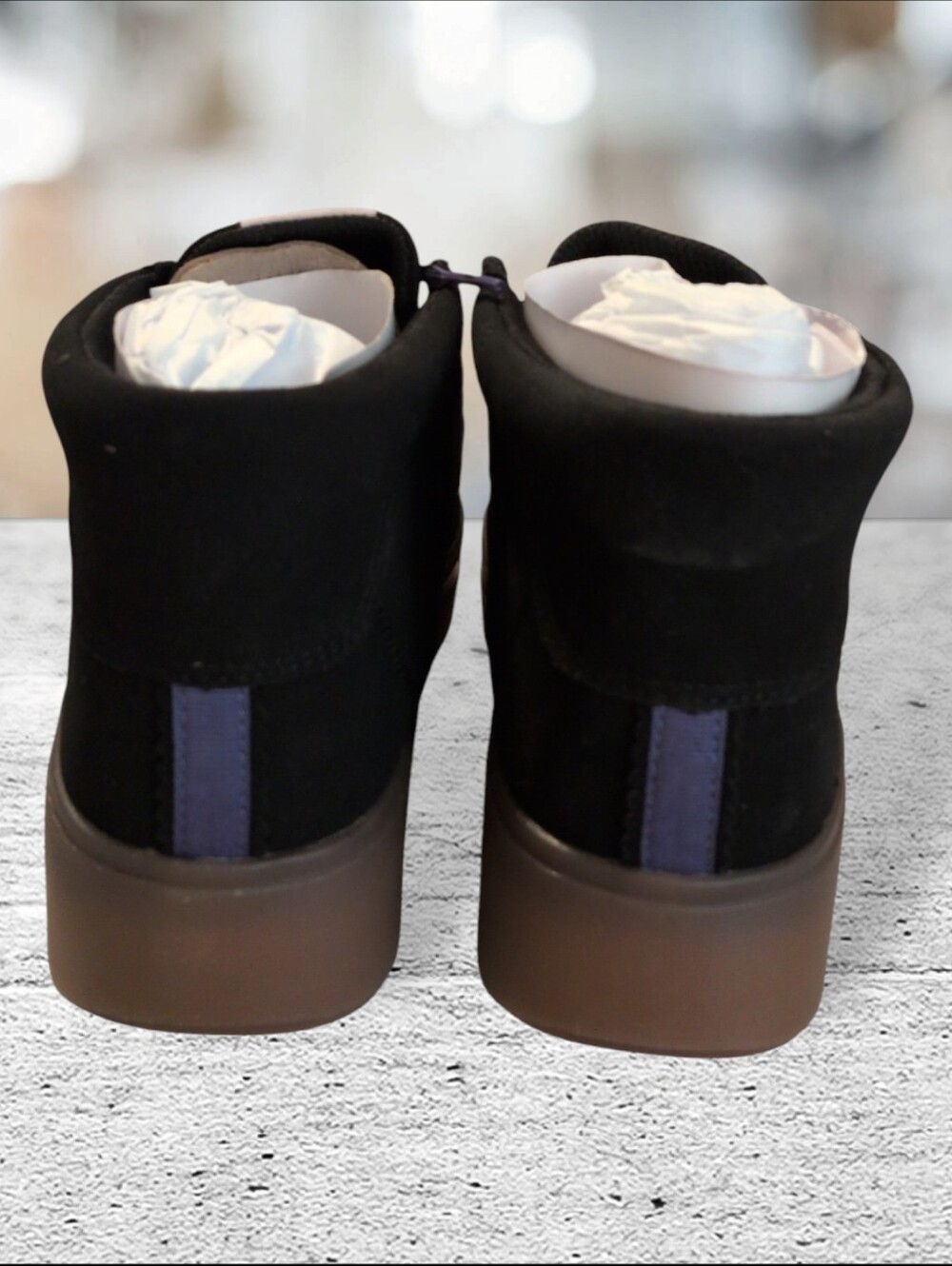 Ryka Ankle Bootie Size 9 Black/With Blue Laces - Picture 5 of 10